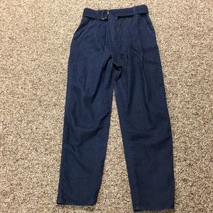 High waist pleated jeans small 26 waist.